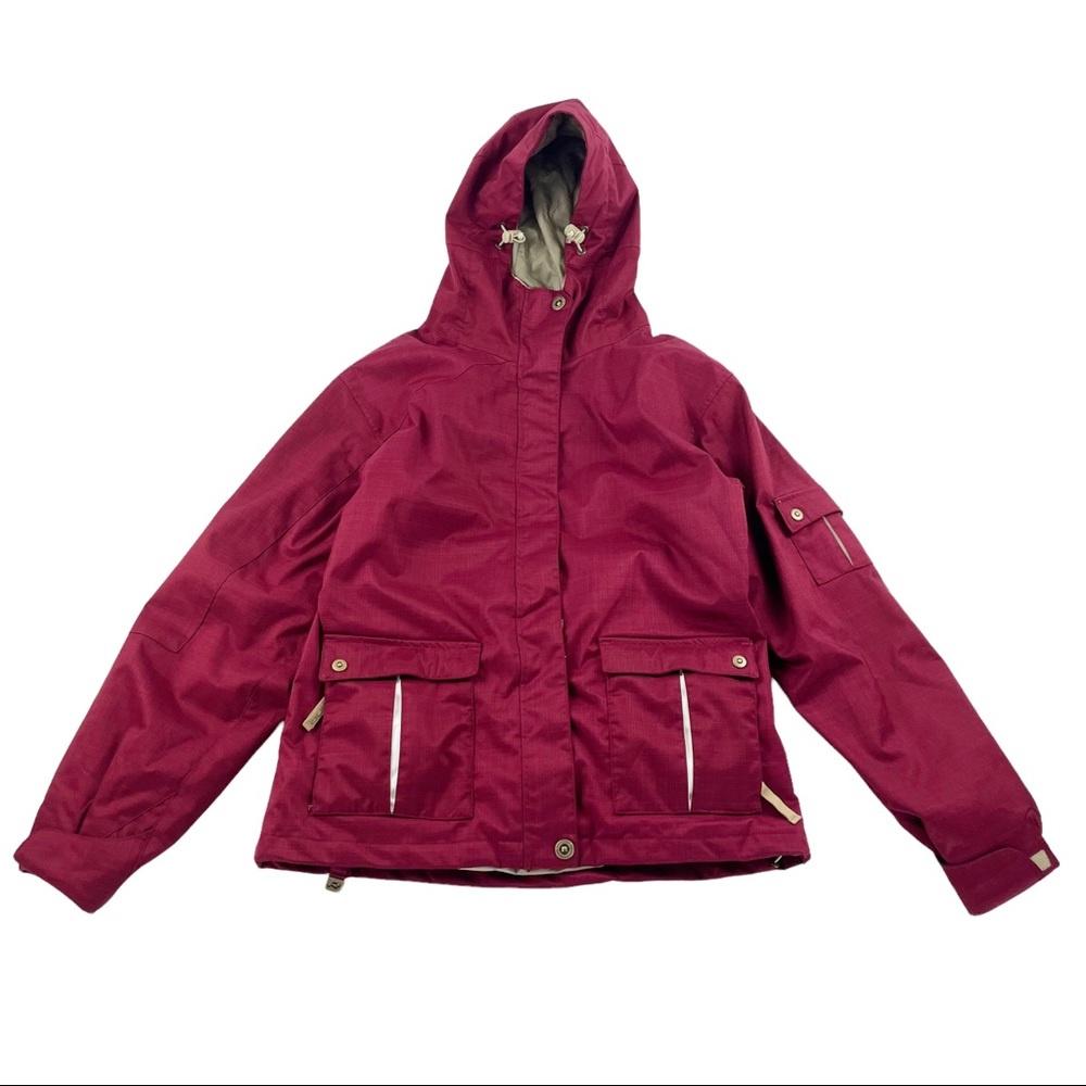 Ride Snowboards Cell Five Nylon Waterproof Teflon Hooded Hoodie Snow Jacket Top